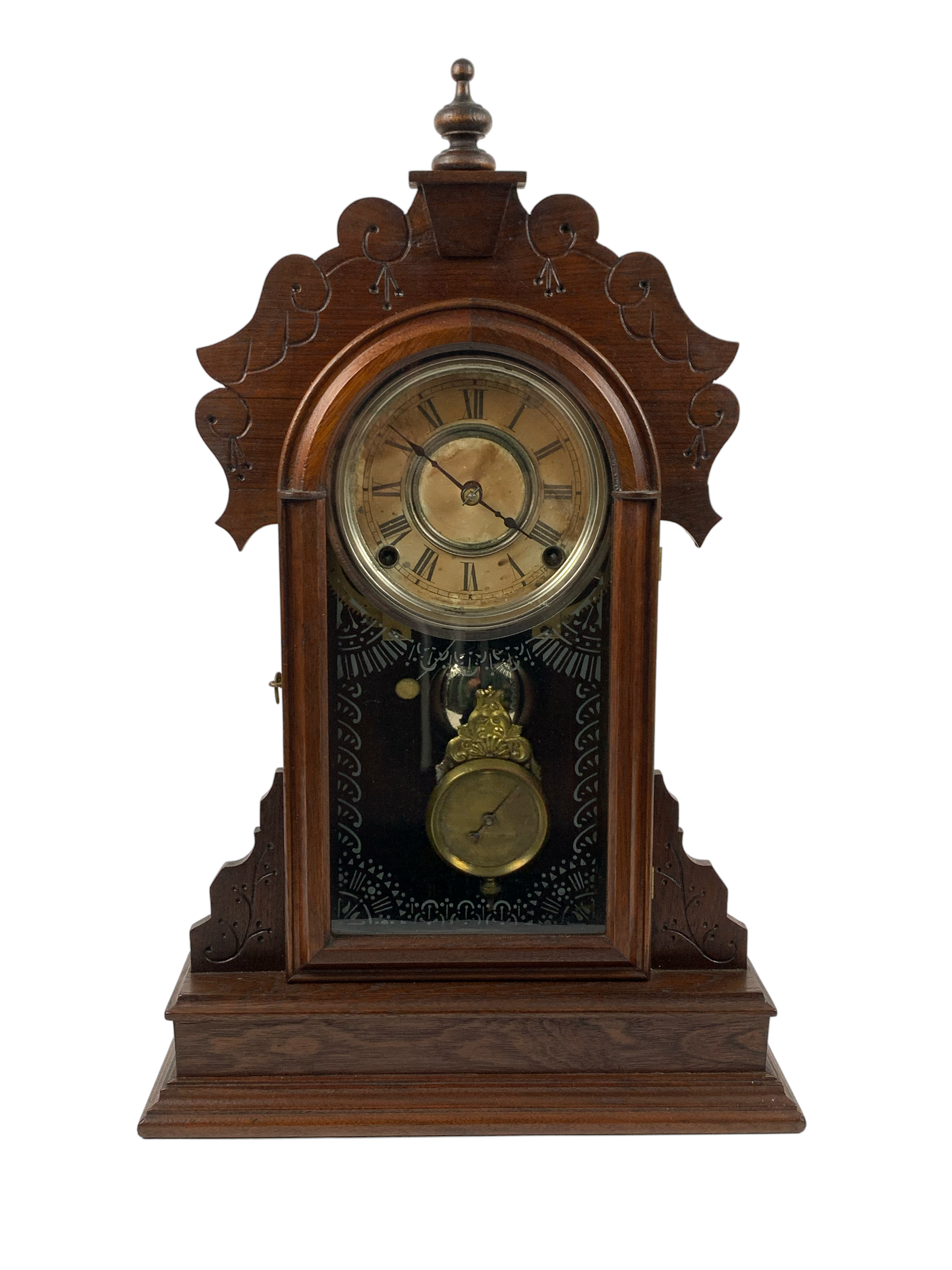 Antique F. Kroeber Mantel Clock - Hunt and Bloom