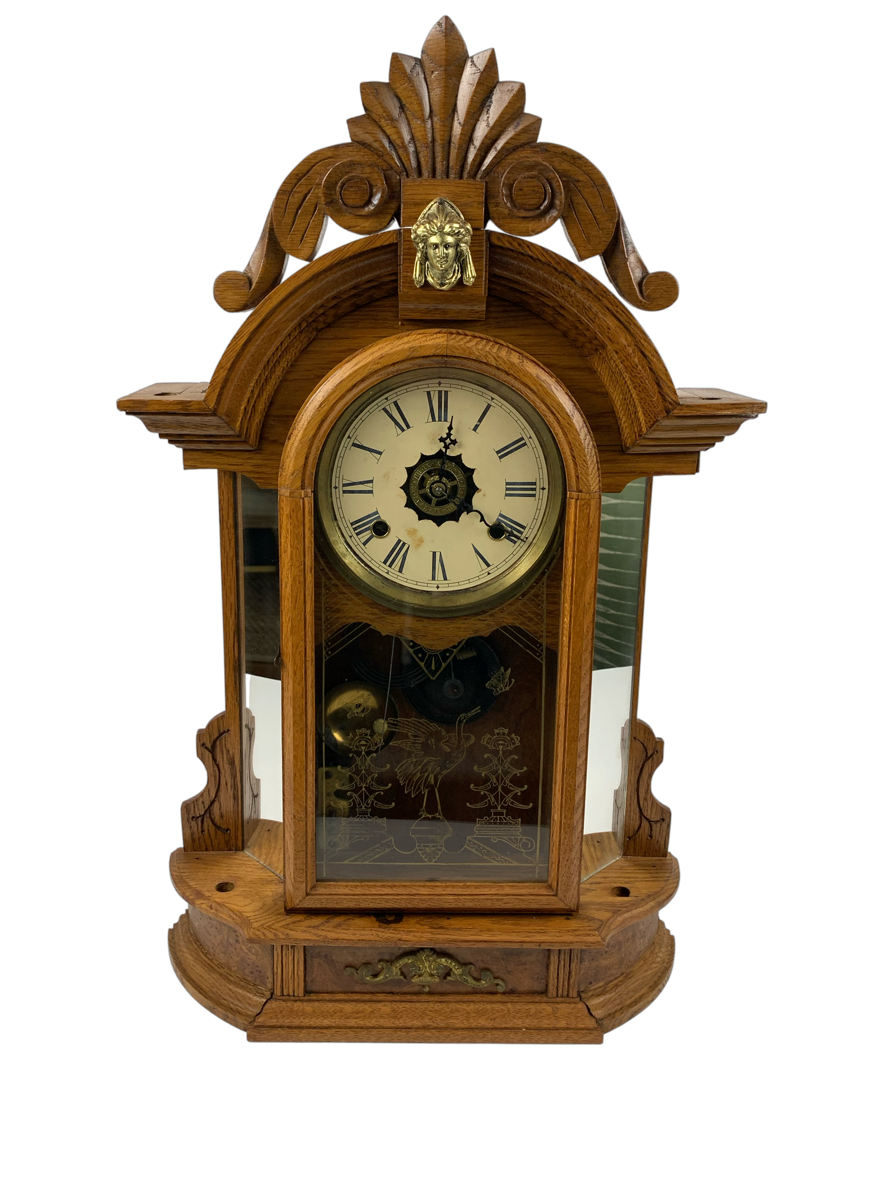 Antique Waterbury Mantel Clock - Hunt and Bloom