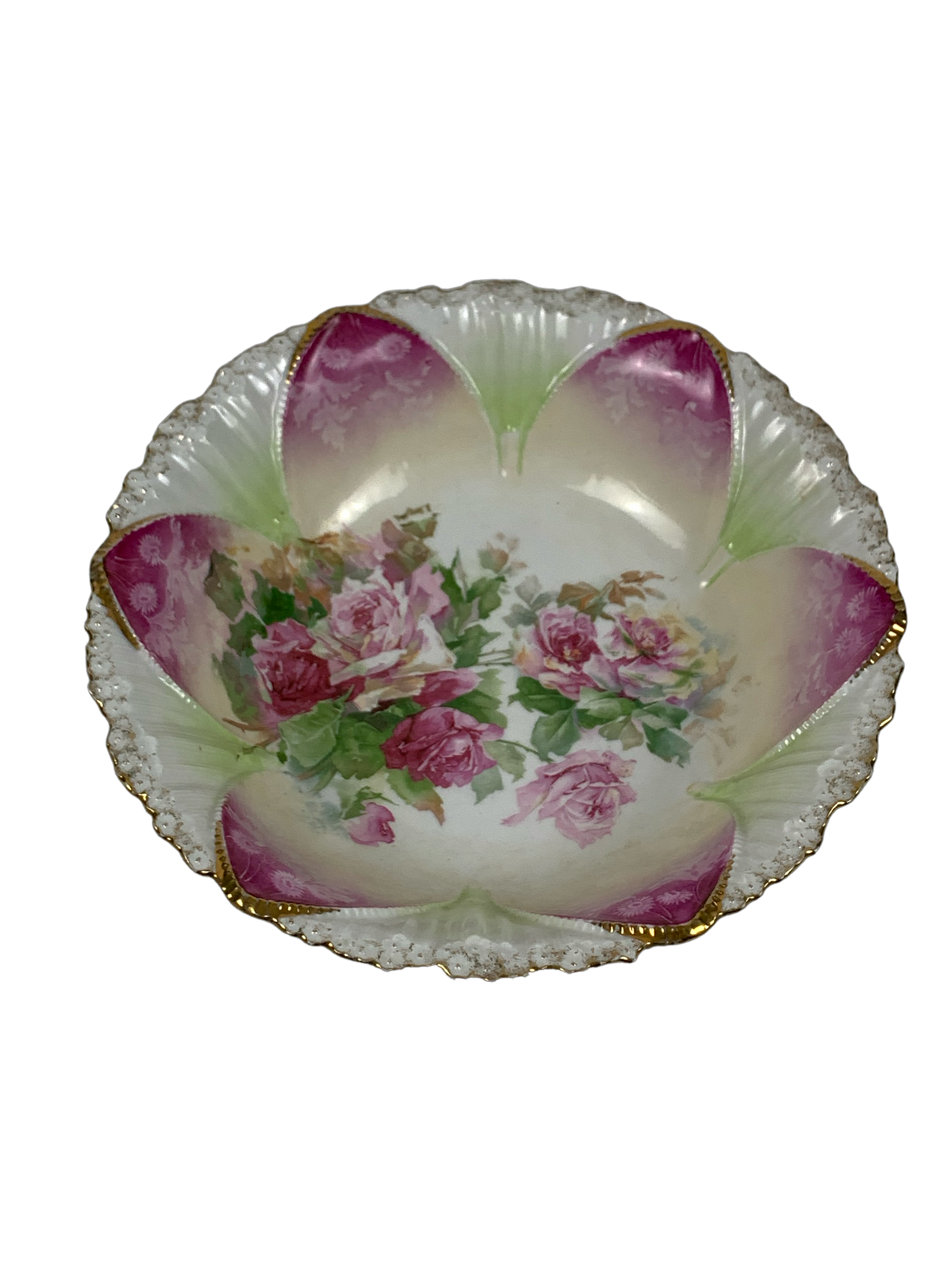 Vintage Antique RS Prussia Bowl - Hunt and Bloom