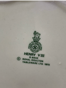 Vintage Large Royal Doulton Henry VIII Toby Jug - Hunt and Bloom