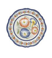 Vintage Round Quimper Platter - Hunt and Bloom