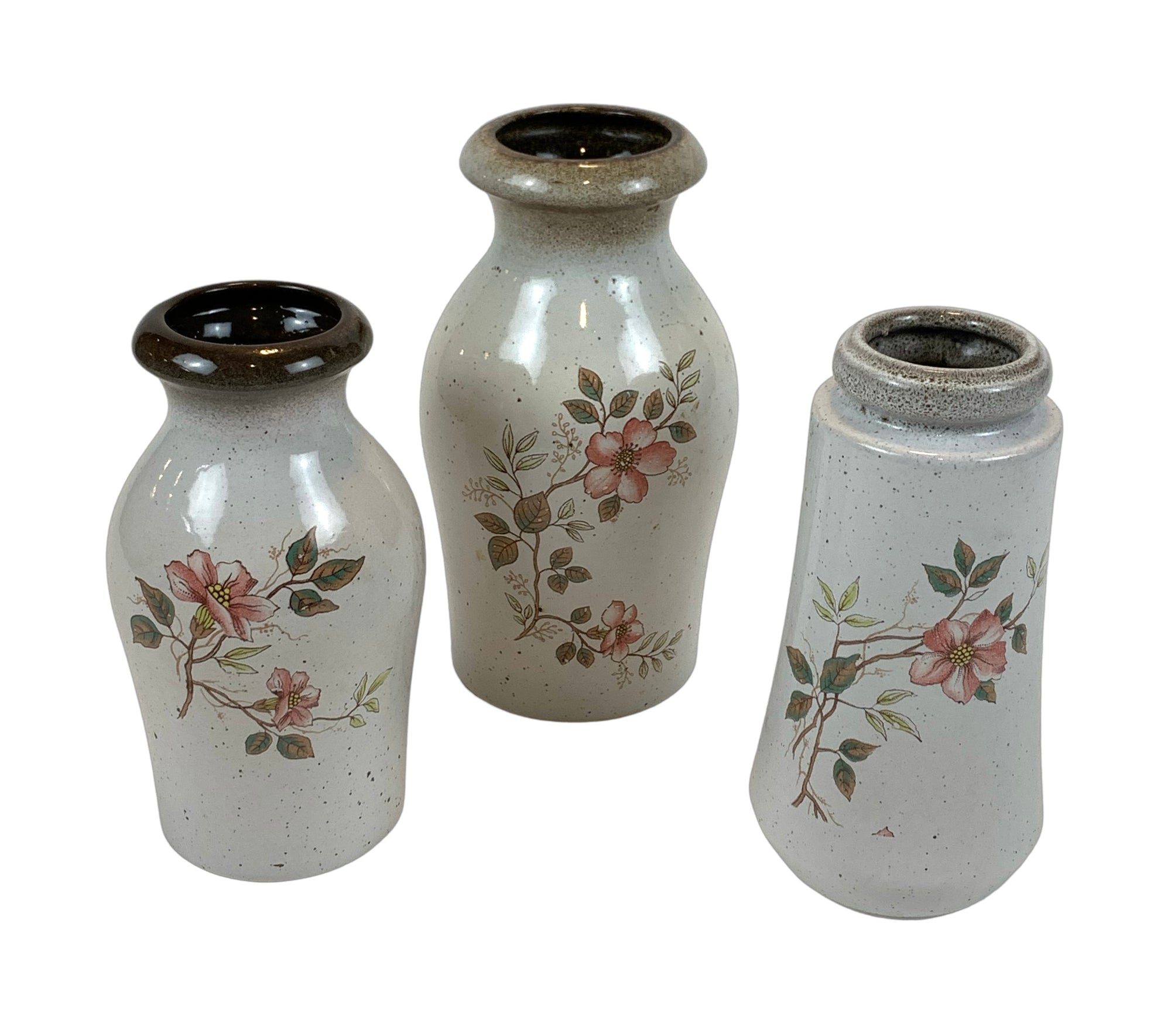 Vintage West German Vases, Set of 3 - Hunt and Bloom