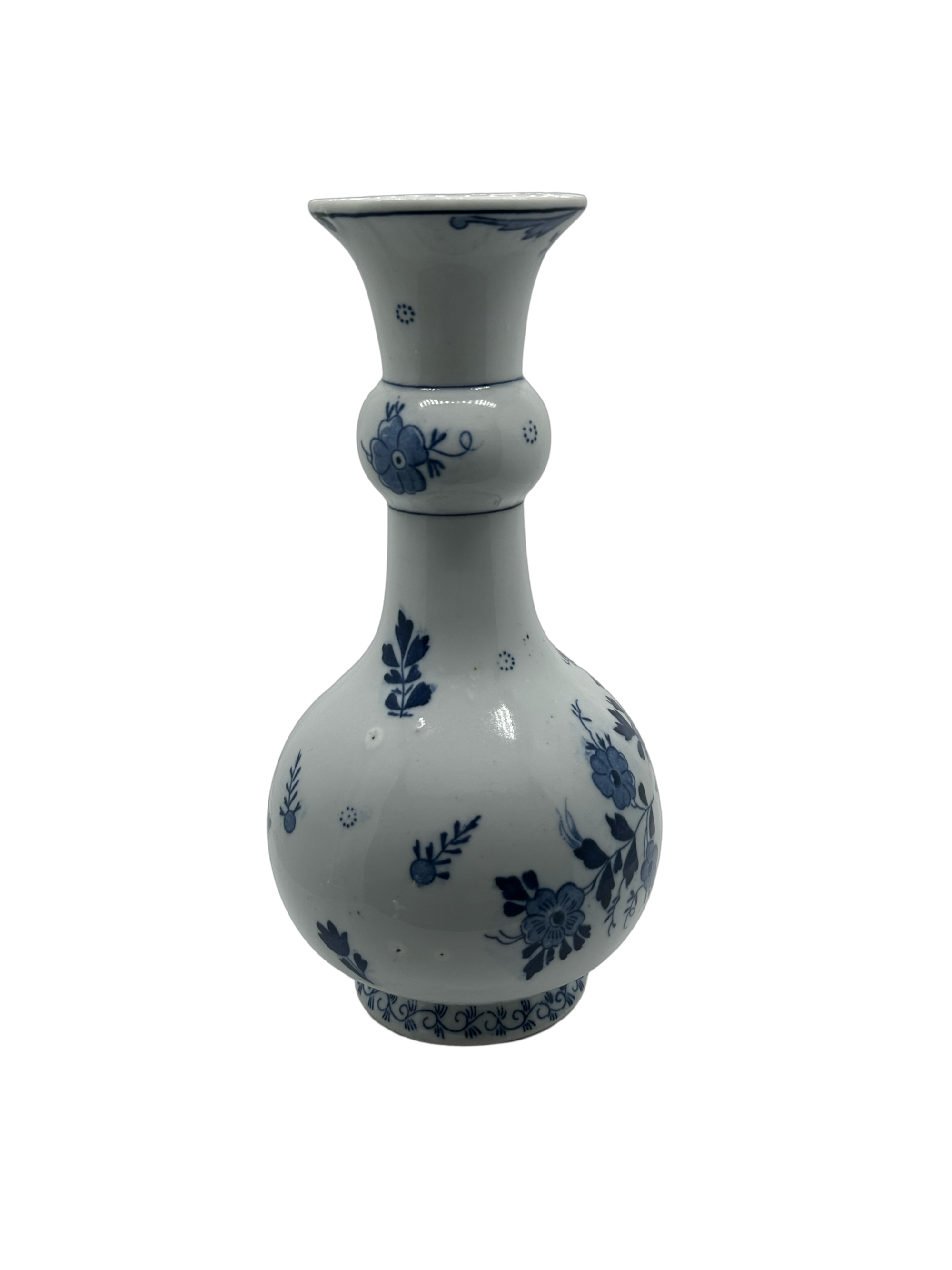 Vintage Delft Blue and White Vase - Hunt and Bloom