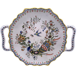 Vintage French Ceramic Plate - Hunt and Bloom