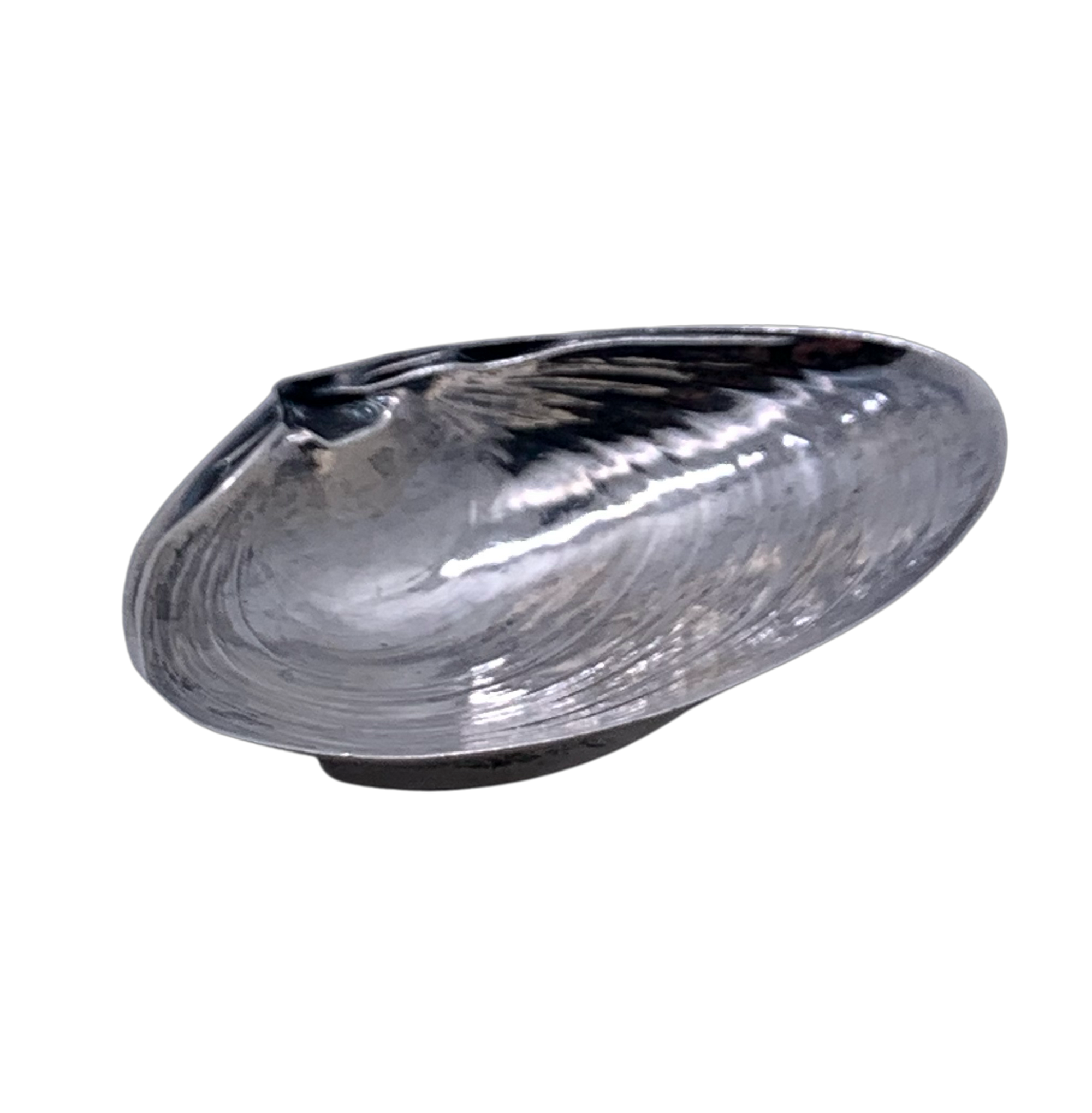 Vintage Sterling Silver Clam Shell, Small - Hunt and Bloom