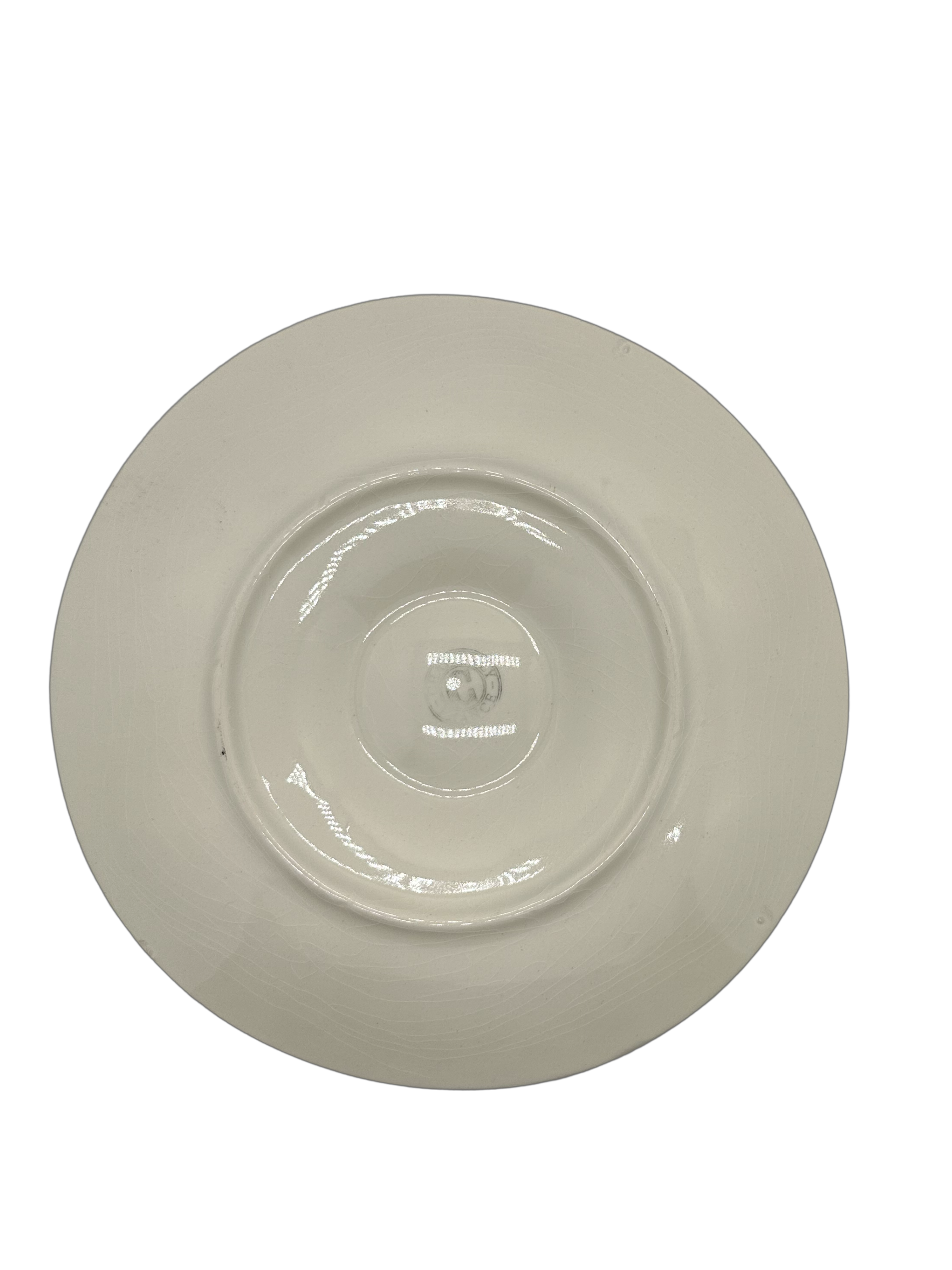 Vintage French Scallop Oyster Plate, Cream - Hunt and Bloom