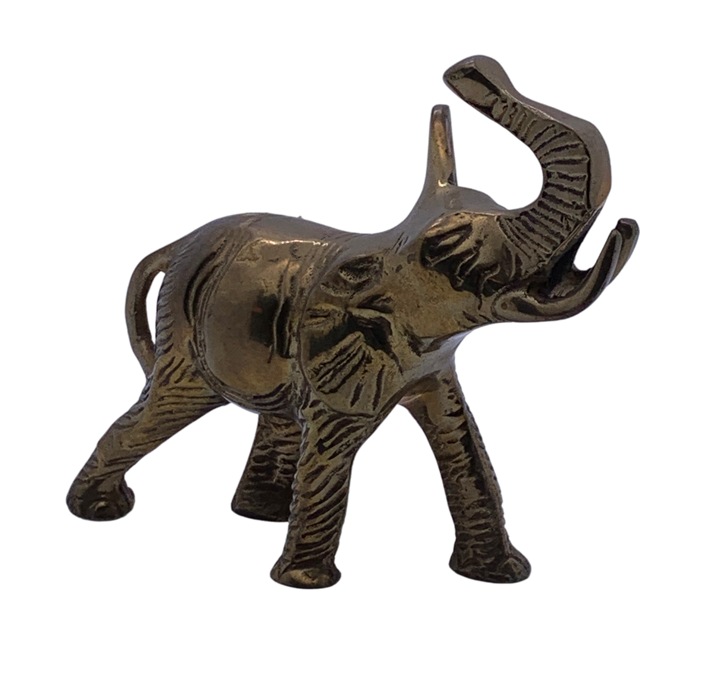 Vintage Brass Elephant - Hunt and Bloom