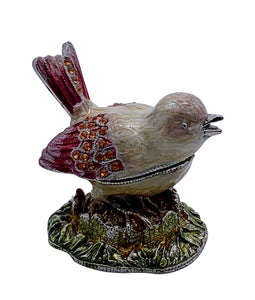Vintage Enamel Bird Box - Hunt and Bloom