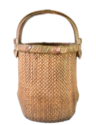 Antique Chinese Fishing Basket - Hunt and Bloom