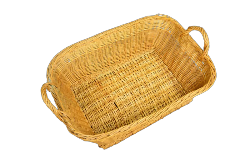 Vintage French Market Basket - Hunt and Bloom
