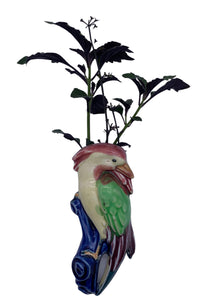 Vintage Ceramic Bird Wall Vase - Hunt and Bloom