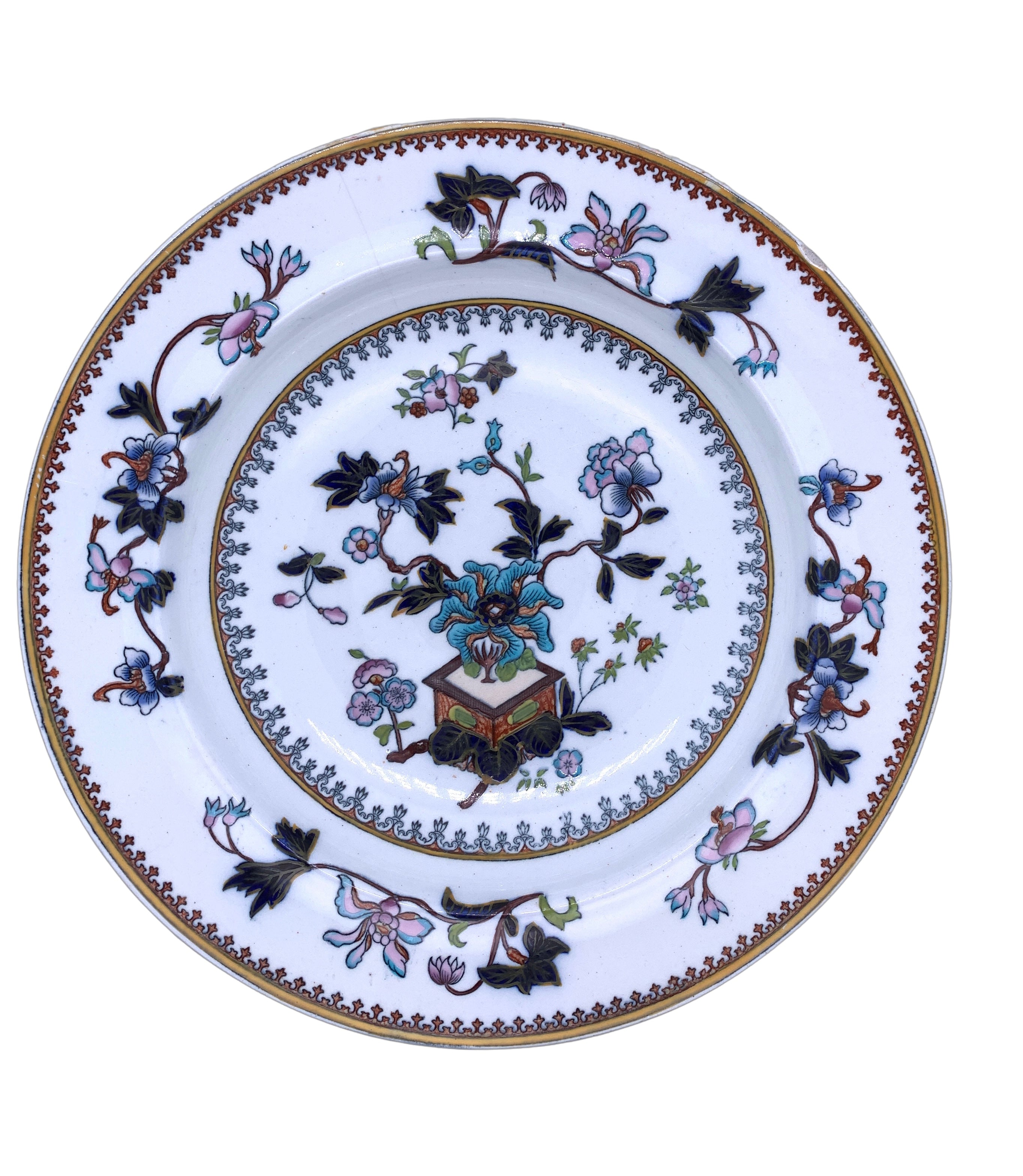 Vintage Royal Worcester Shallow Bowl - Hunt and Bloom