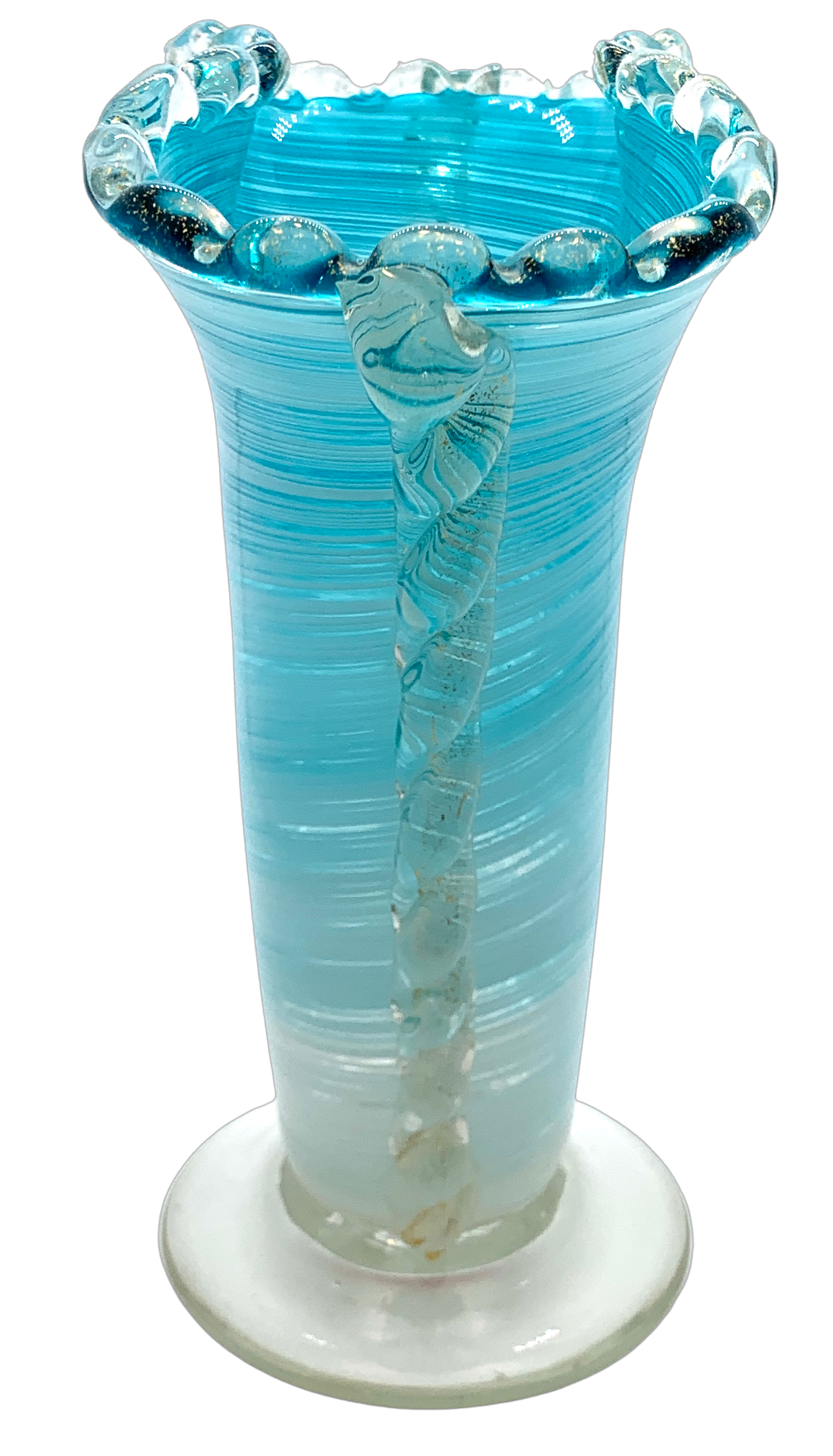 Mid-Century Modern Murano Glass Vase by Barovier and Toso - Hunt and Bloom