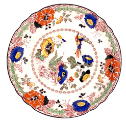 Antique Mason's Ironstone Persiana Plate - Hunt and Bloom