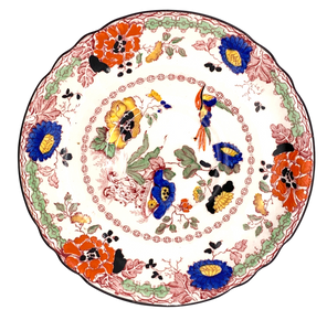 Antique Mason's Ironstone Persiana Plate - Hunt and Bloom
