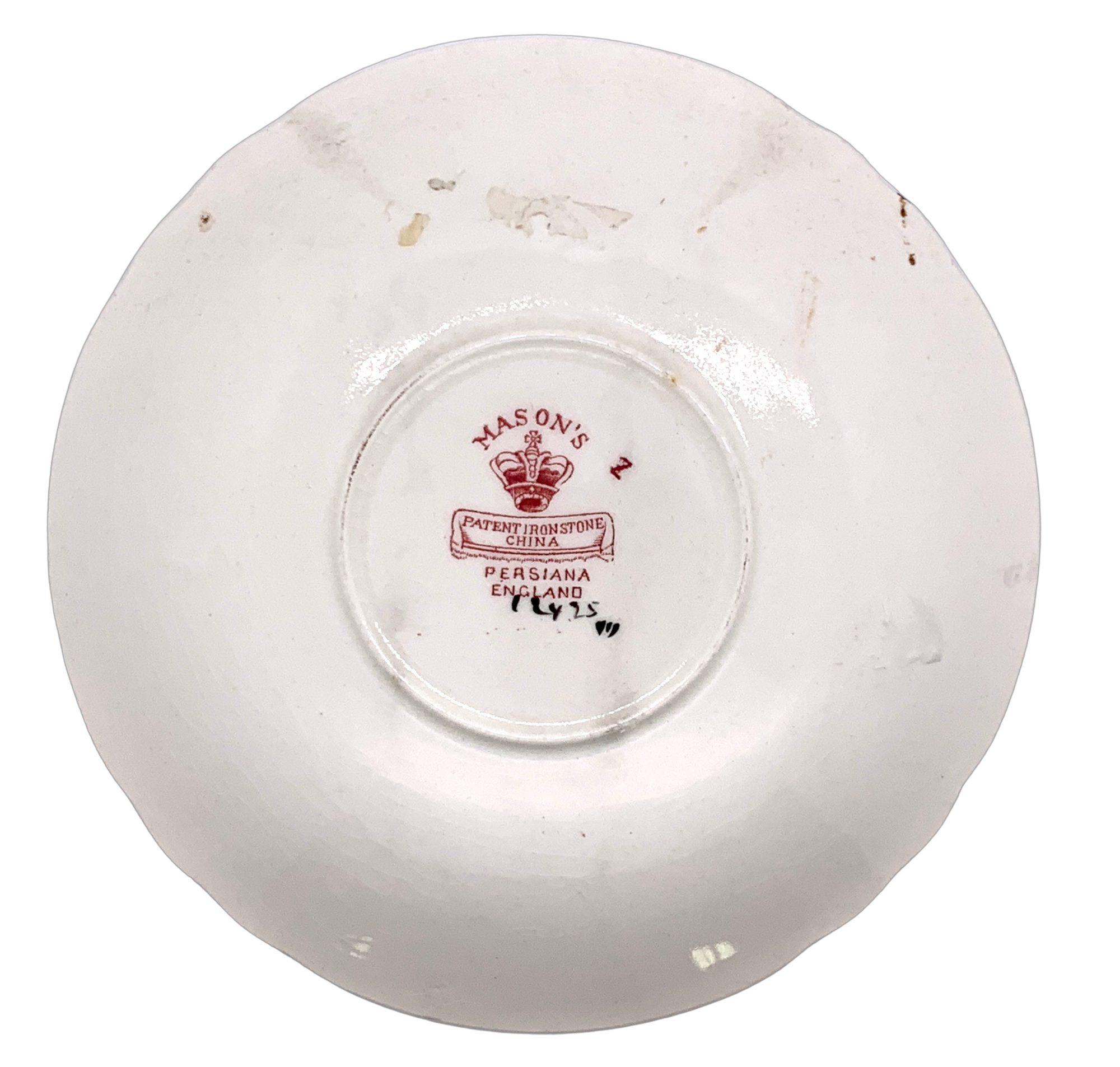 Antique Mason's Ironstone Persiana Plate - Hunt and Bloom