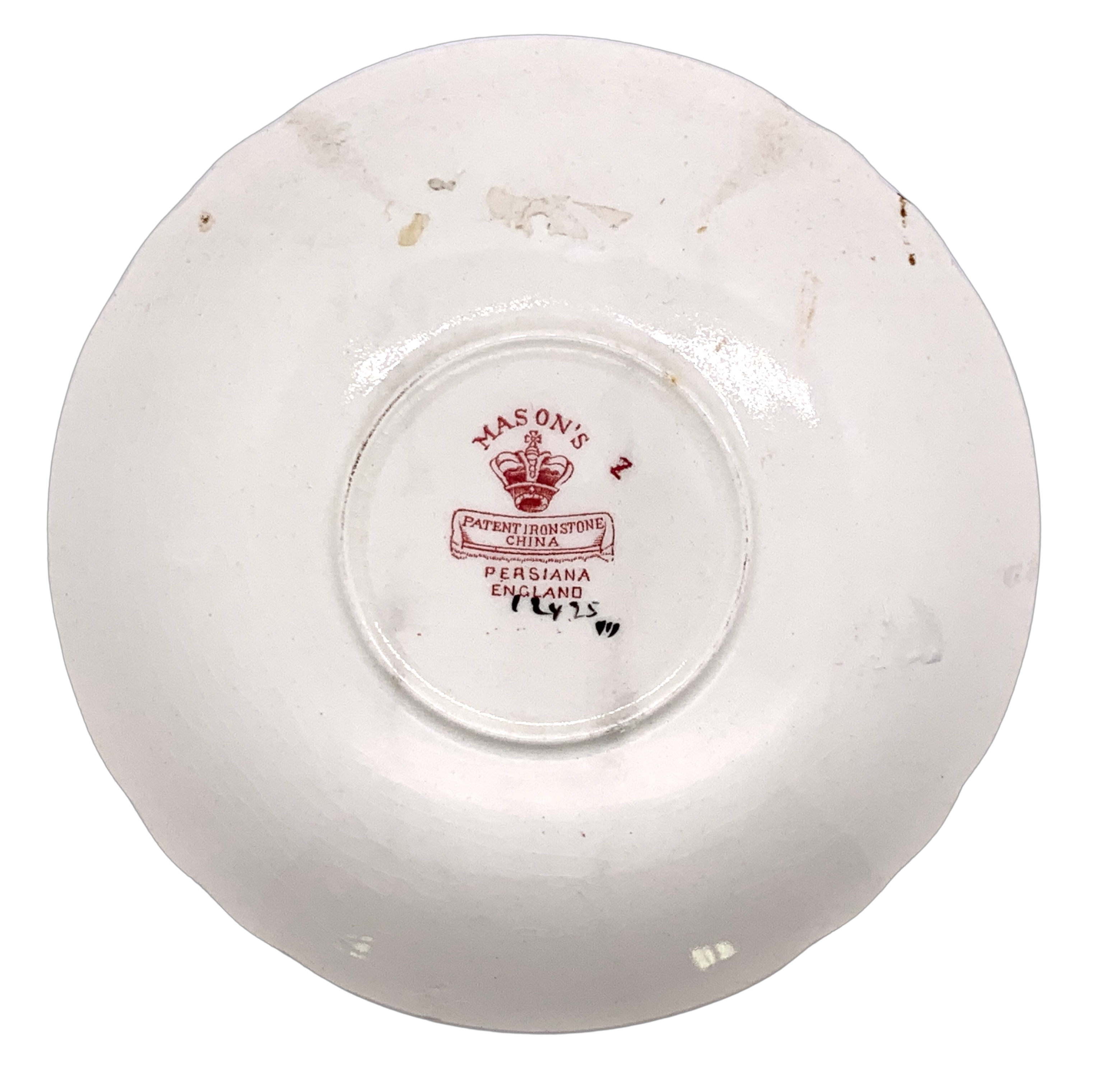 Antique Mason's Ironstone Persiana Plate - Hunt and Bloom