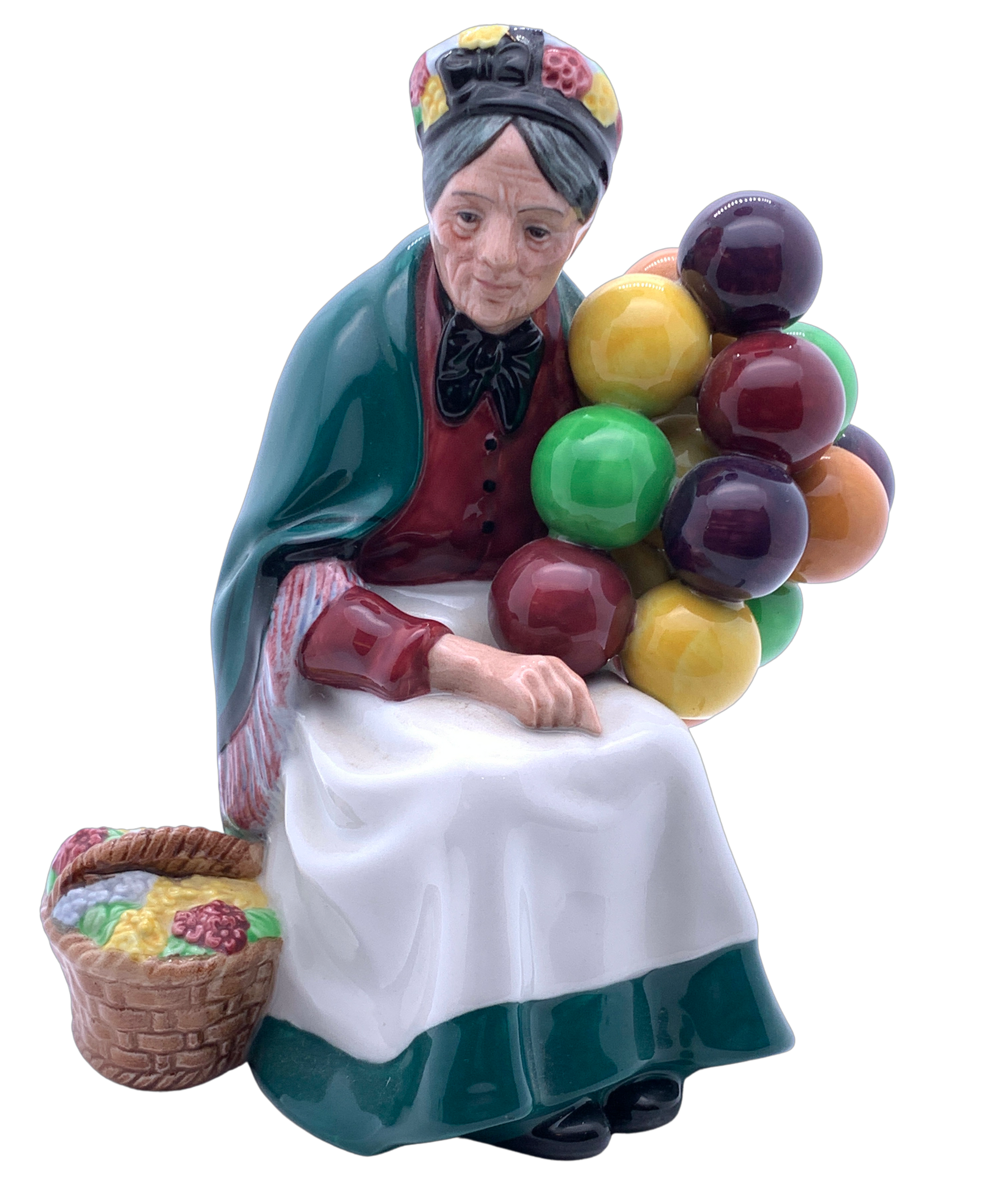 Vintage Royal Doulton The Old Balloon Seller - Hunt and Bloom