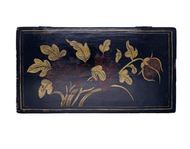 Vintage Asian Wood Hinged Box - Hunt and Bloom