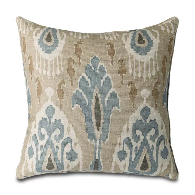 Ikat Bokhara Pillow, Sand - Hunt and Bloom