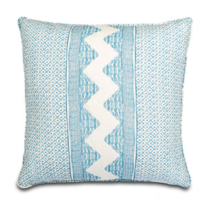 Whitaker Pillow, Sky/ Delft - Hunt and Bloom