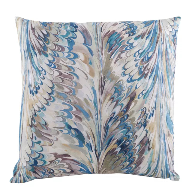 Taplow Pillow, Peacock/ Gold - Hunt and Bloom