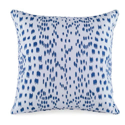 Les Touches Pillow, Blue - Hunt and Bloom